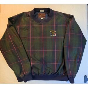 1997 Ryder Cup Valderrama Plaid Windbreaker Golf Jacket Men's XL Vintage